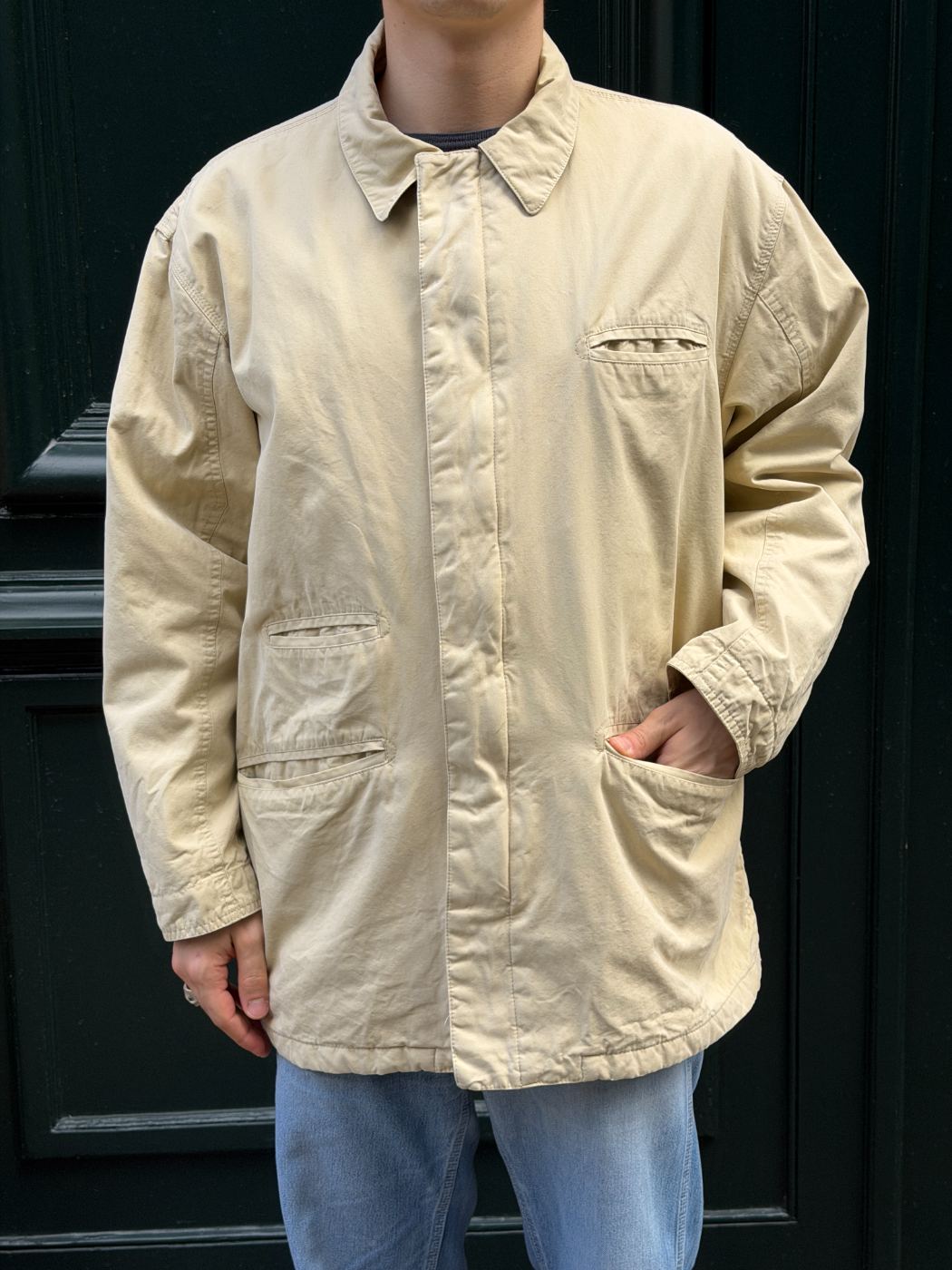 Veste poches à rabats