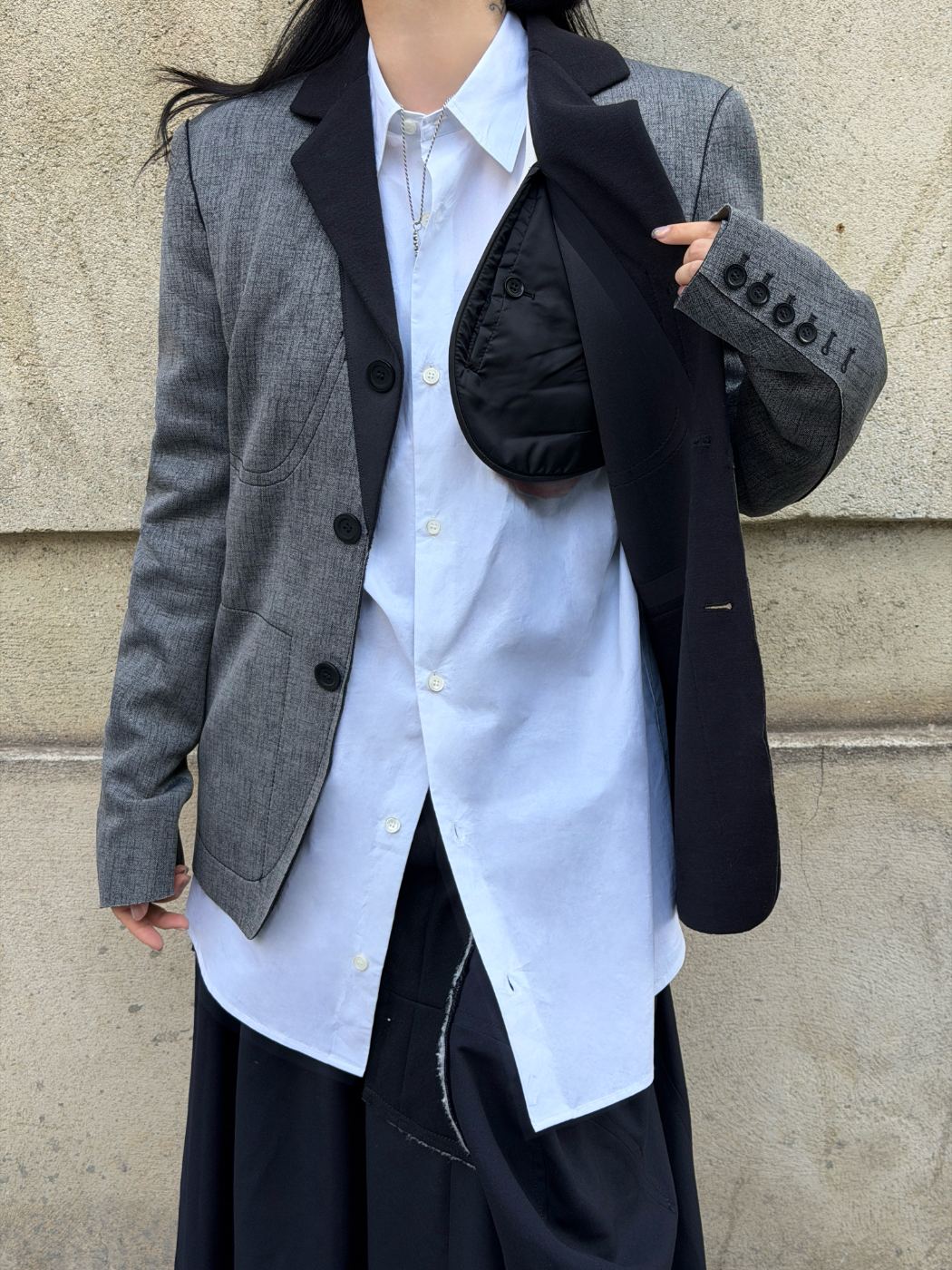 Veste poches cachées