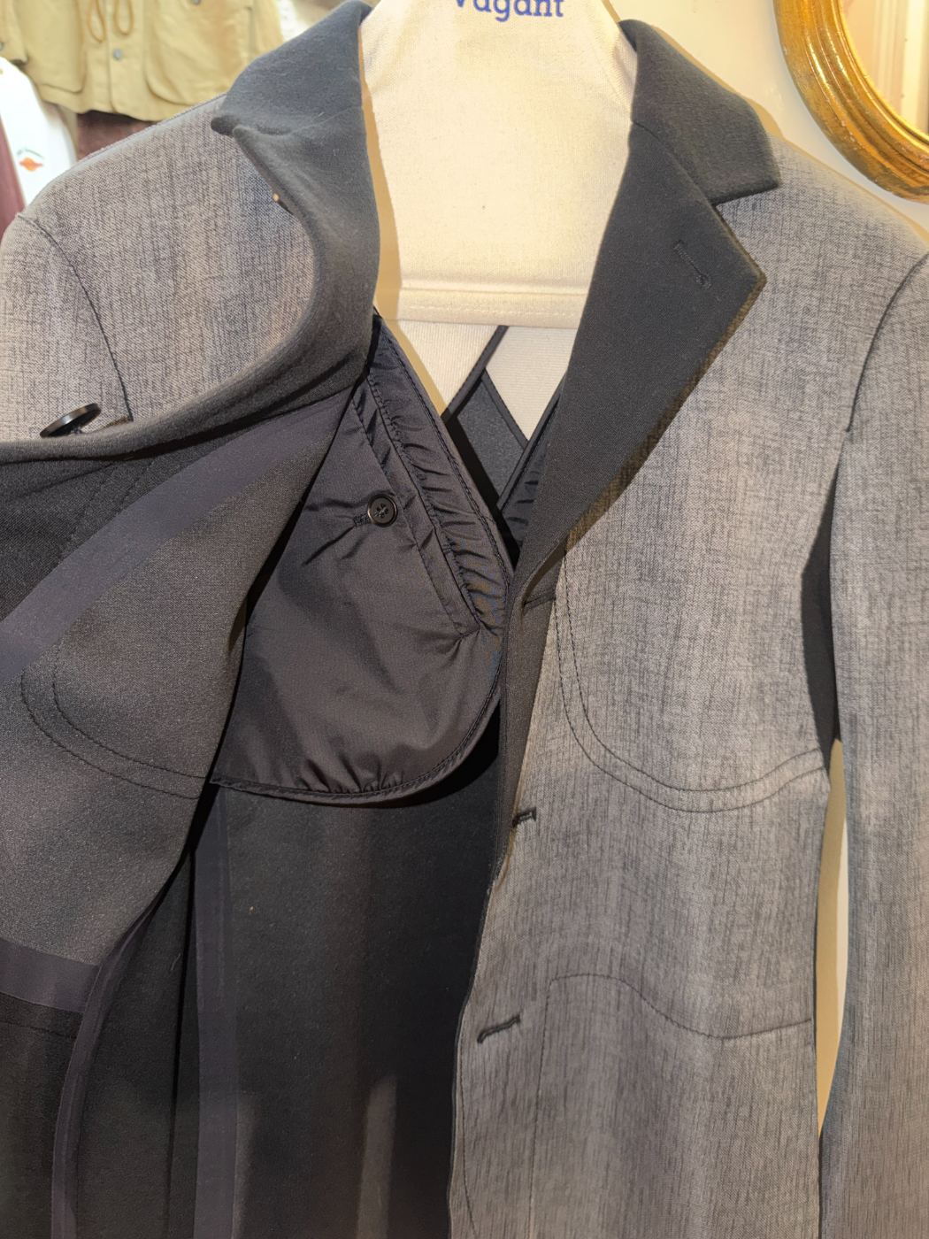 Veste poches cachées