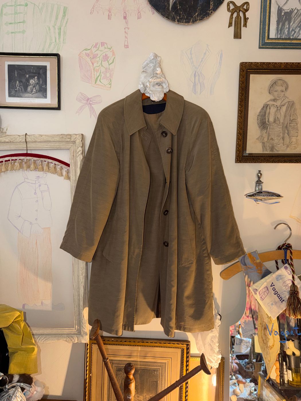 Manteau double fermeture