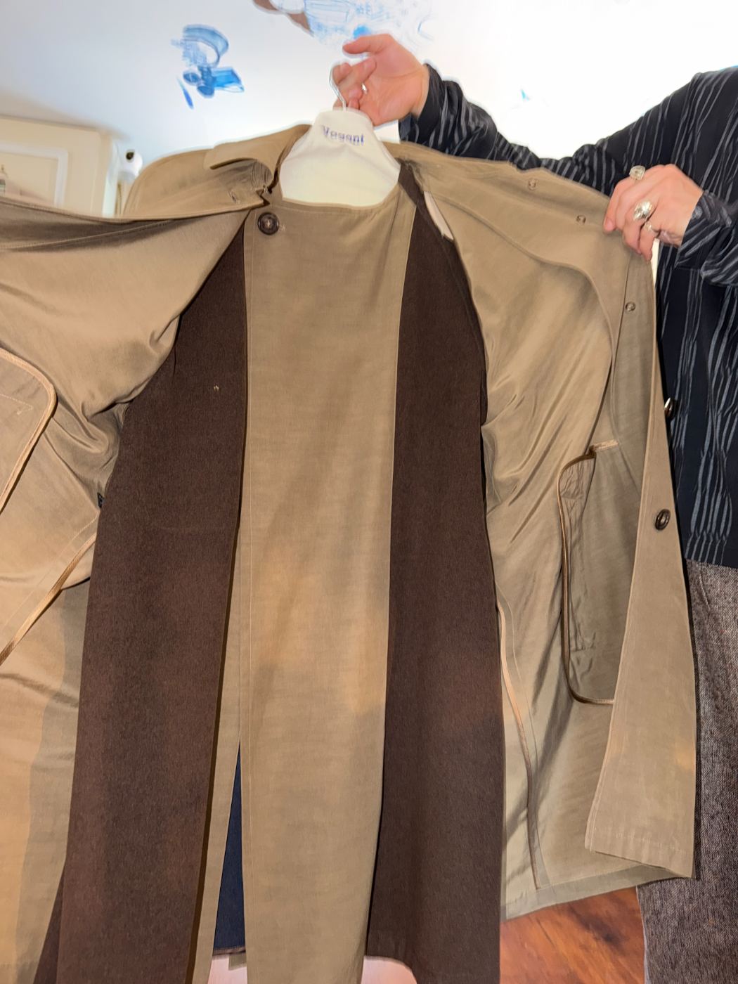 Manteau double fermeture