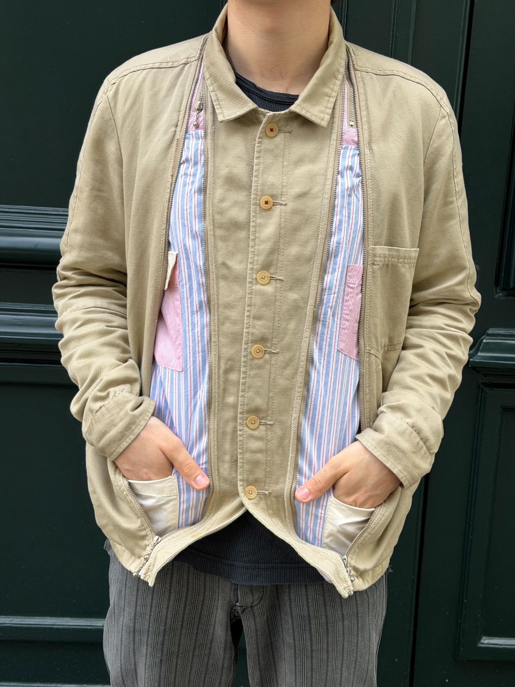 Veste poches cachées