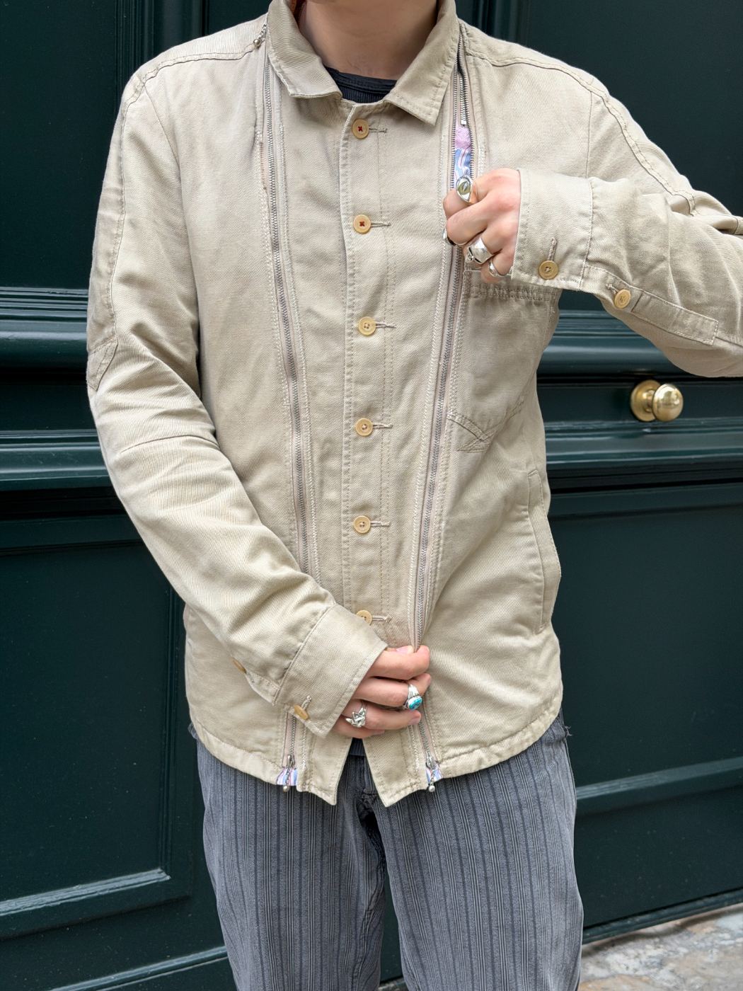 Veste poches cachées