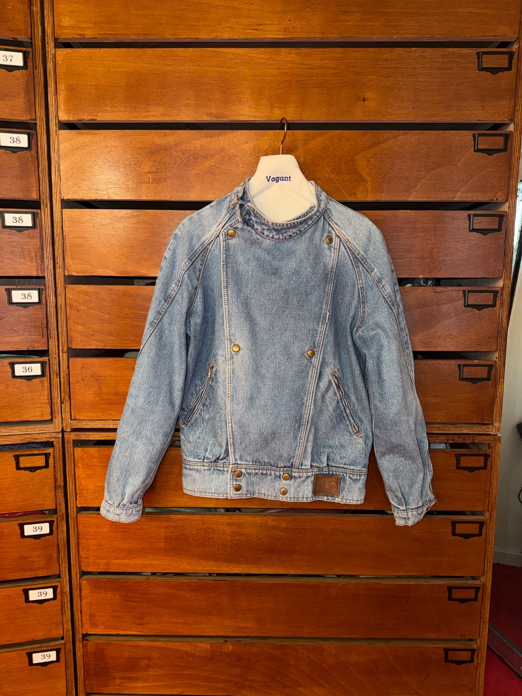 Vestes en denim de motard
