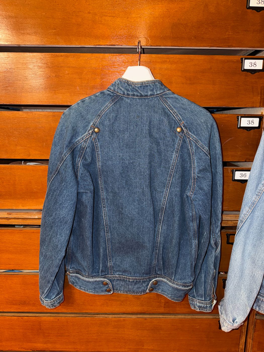 Vestes en denim de motard