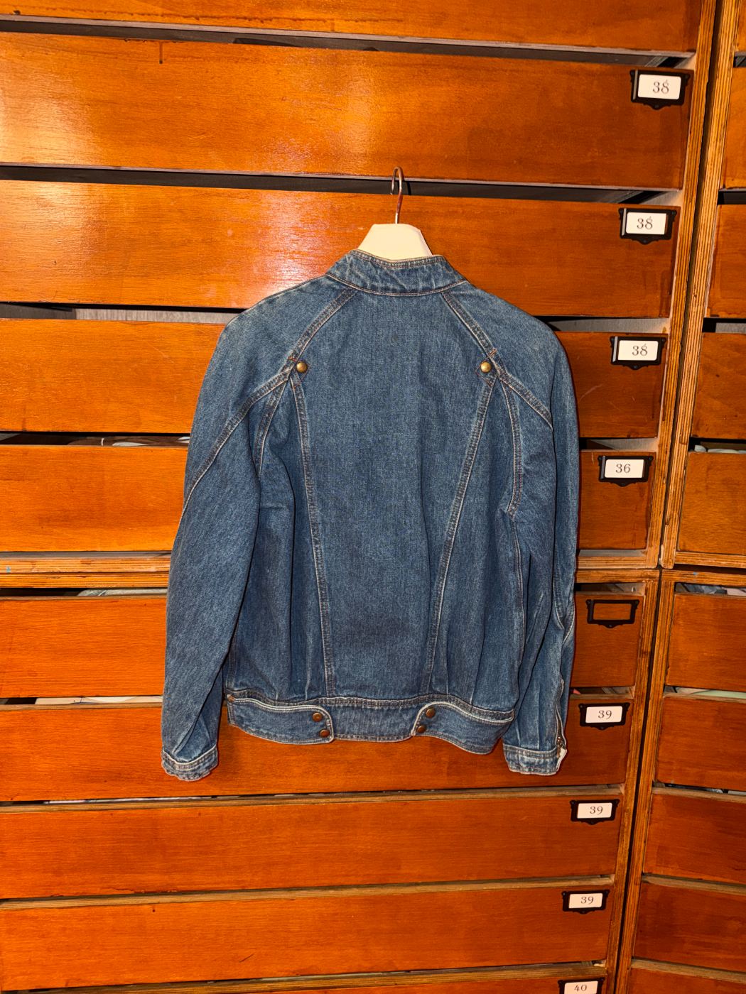 Vestes en denim de motard