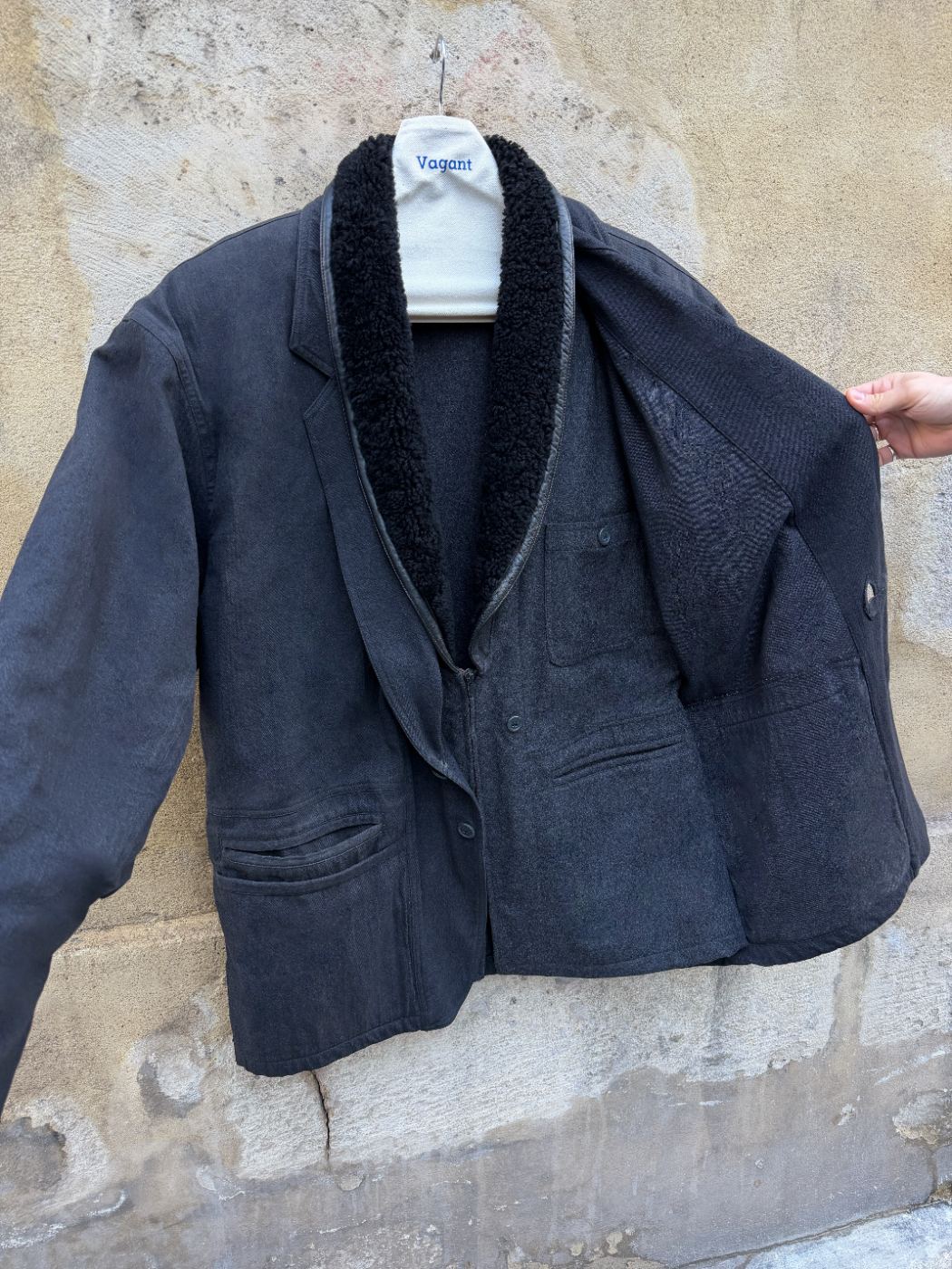 Veste 2 en 1 boutons goutte d'eau