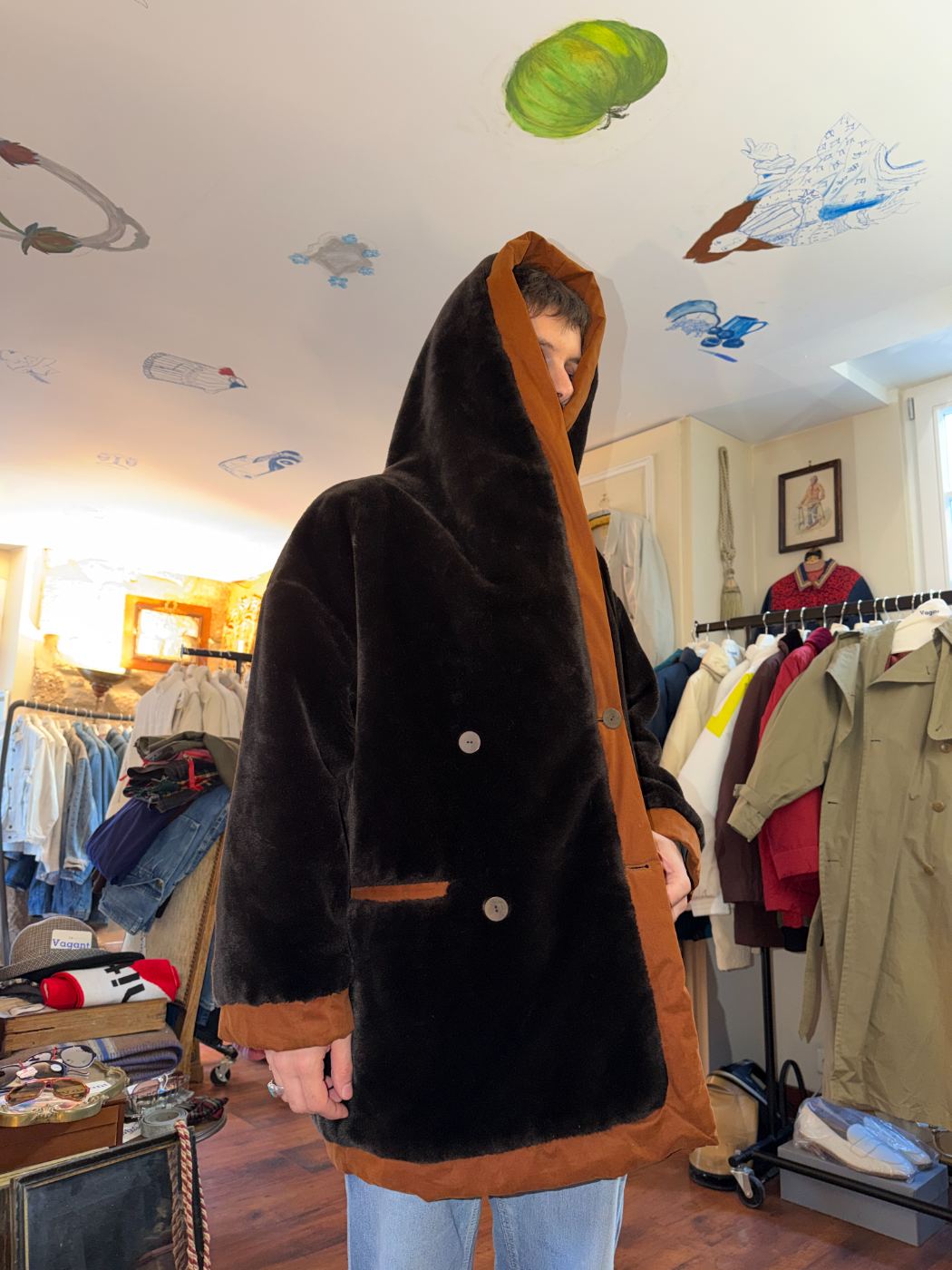 Veste oversize réversible