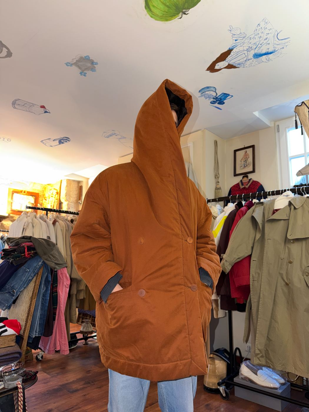 Veste oversize réversible