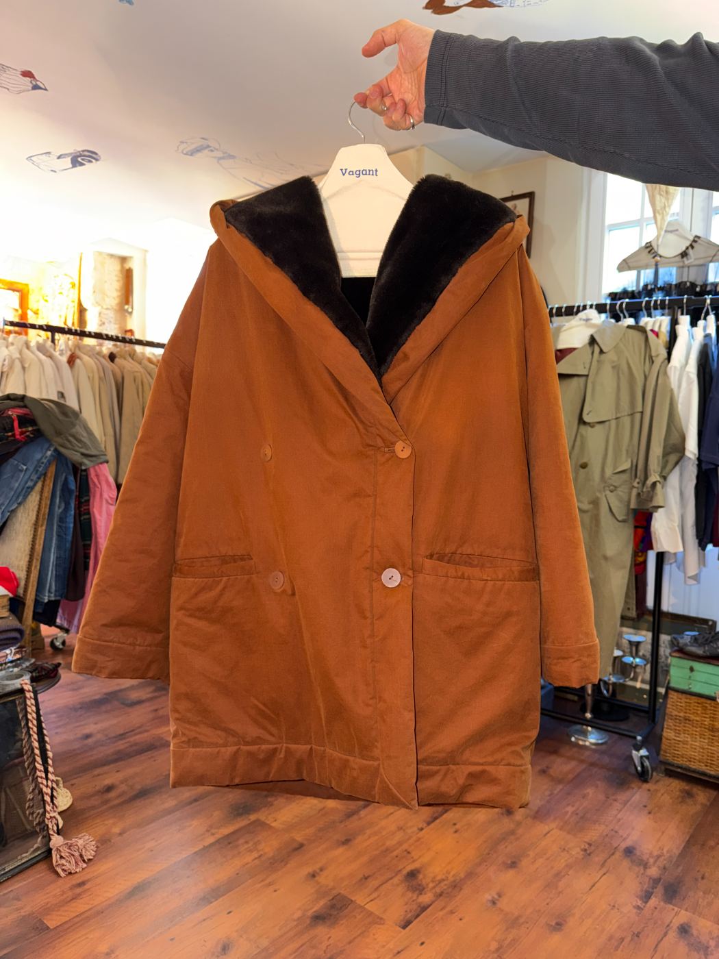 Veste oversize réversible
