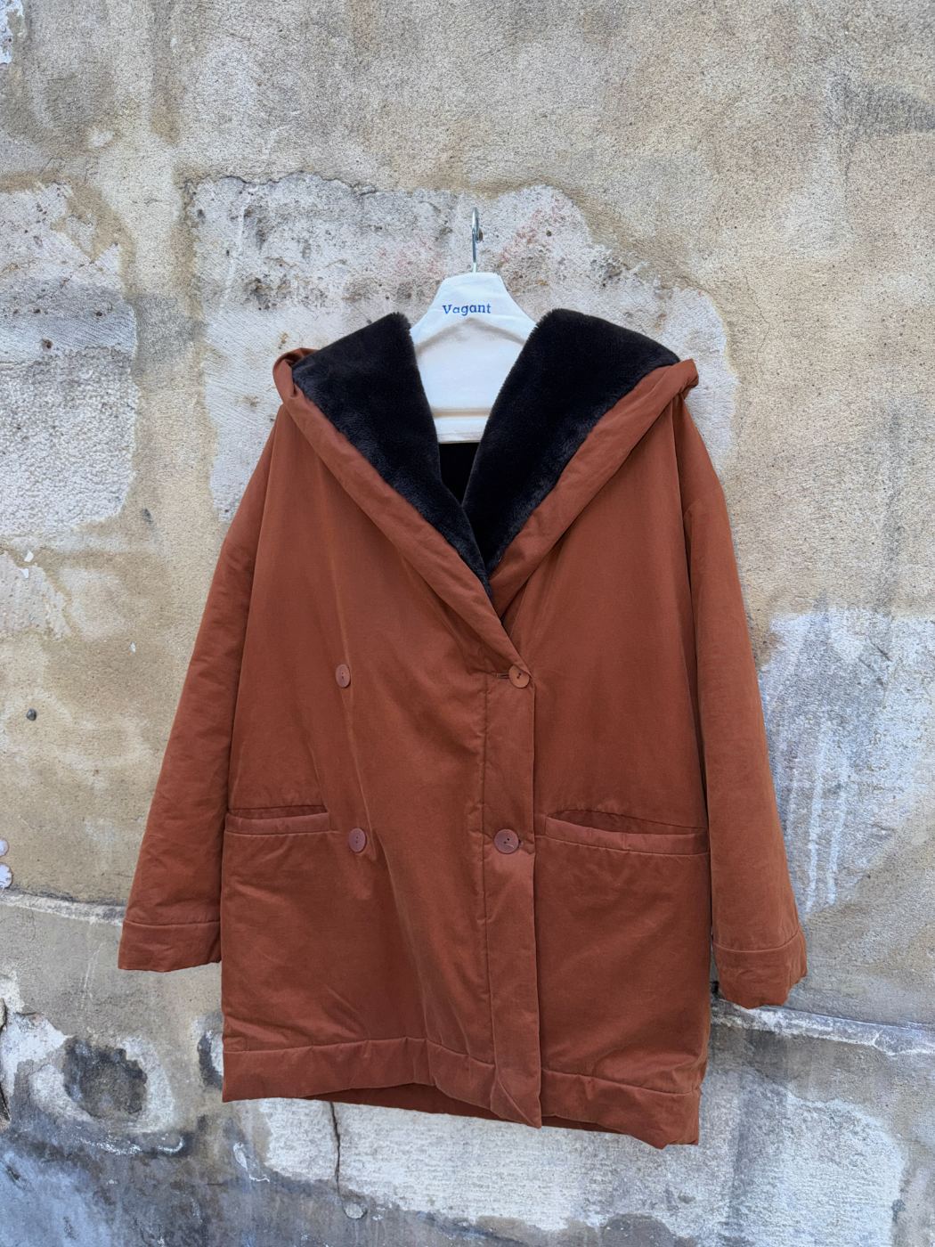 Veste oversize réversible